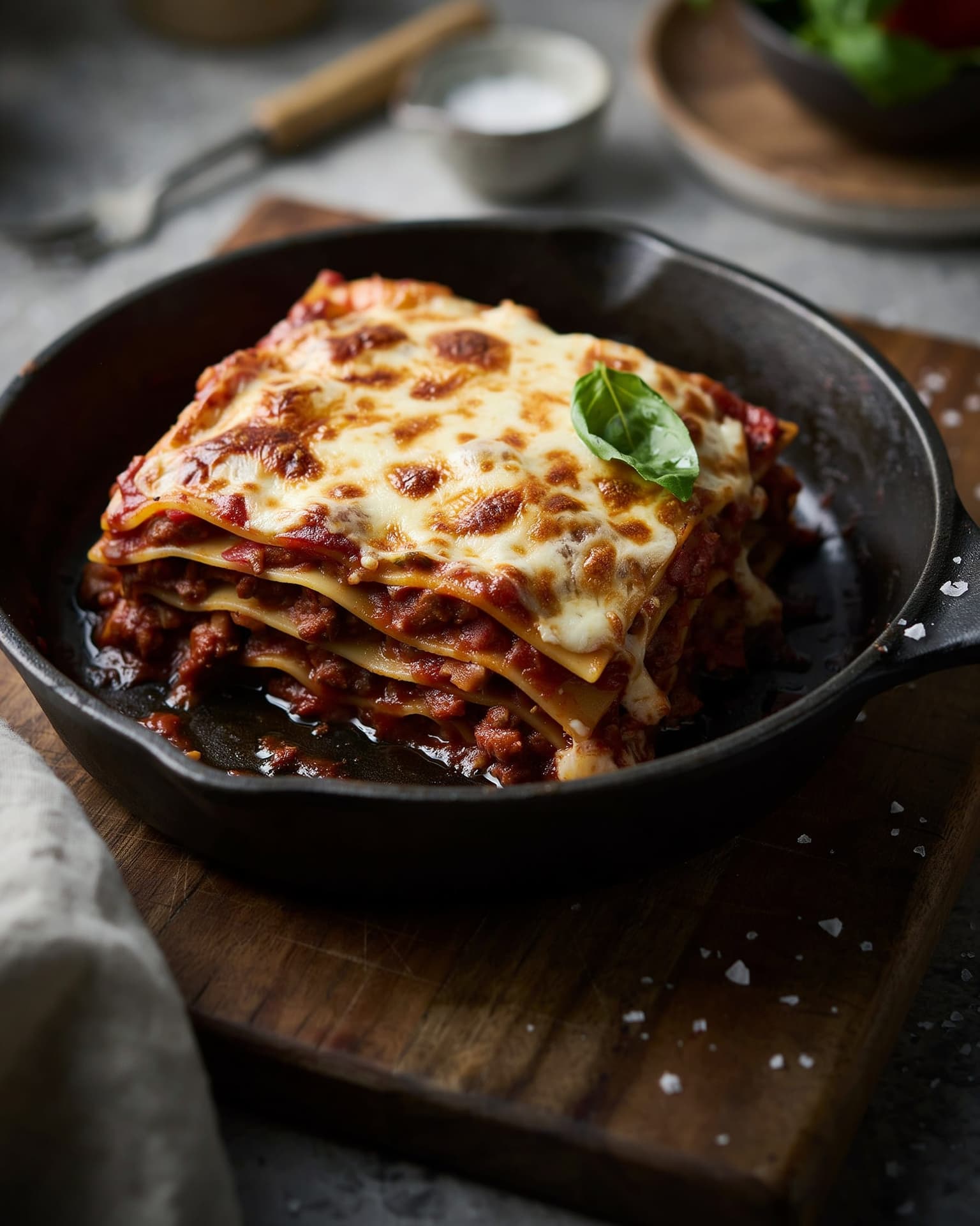 Easy Lasagna Recipe for Two (Small-Batch, One Skillet to Oven)
