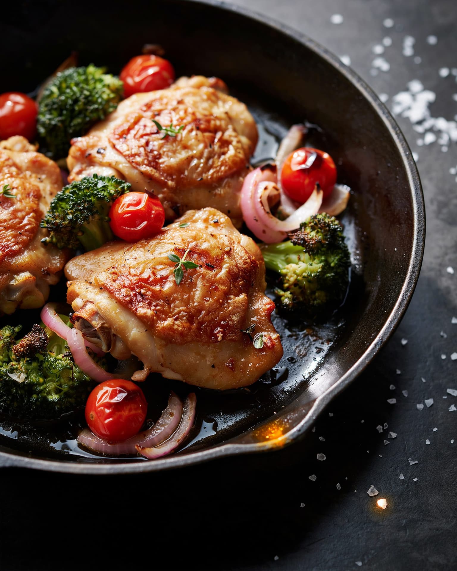 One-Pan Chicken and Vegetable Skillet for Two