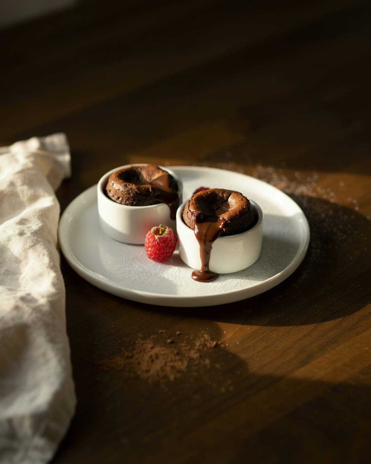 Chocolate Lava Cakes for Two