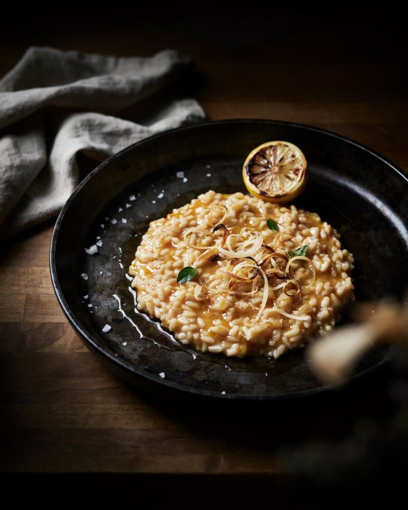 One-Pan Vegetarian Risotto for Two — 40-Minute Weeknight Dinner