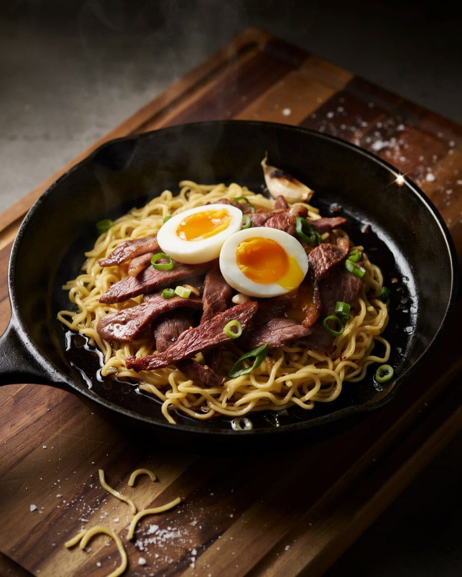 Easy Beef Ramen Noodles for Two (One-Pan, 25 Minutes)